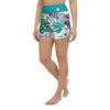 Yoga Shorts PF2-3 ceinture Bleu Turquoise - Couleurs Lagon