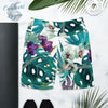 Yoga Shorts PF2 DRAGONFLY 1 poche ceinture florale - Couleurs Lagon