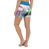 Yoga Shorts PM1.2 ALGUES MEDUSES & HIPPOCAMPE ceinture bleu cobalt - Couleurs Lagon
