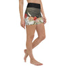 Yoga Shorts PM2.1 SABLE & COQUILLAGES ceinture noire - Couleurs Lagon