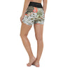 Yoga Shorts PM2.1 SABLE & COQUILLAGES ceinture noire - Couleurs Lagon