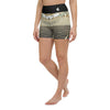 Yoga Shorts PM2.2 SABLE & HIPPOCAMPE ceinture noire - Couleurs Lagon