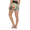 Yoga Shorts PM2.2 SABLE & HIPPOCAMPE ceinture noire - Couleurs Lagon