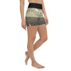 Yoga Shorts PM2.2 SABLE & HIPPOCAMPE ceinture noire - Couleurs Lagon