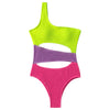 avant jaune fb - Monokini Push-Up Femme Brésilien CARNAVAL – Maillot de Bain Une Pièce Sexy Couleurs Lagon