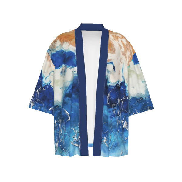 av 3d - Kimono Court Japonais Homme – OCEANIC Gala du Lagon NIKF - Couleurs Lagon