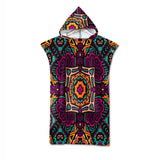 Poncho Peignoir microfibres grande taille TROPICAL