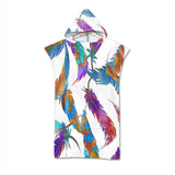 Poncho Peignoir microfibres grande taille TROPICAL