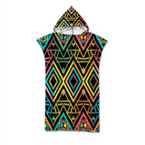 Poncho Peignoir microfibres grande taille TROPICAL