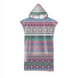 Poncho Peignoir microfibres grande taille TROPICAL