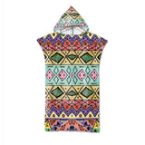 Poncho Peignoir microfibres grande taille TROPICAL
