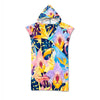 Poncho Peignoir microfibres grande taille TROPICAL