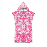 Poncho Peignoir microfibres grande taille TROPICAL