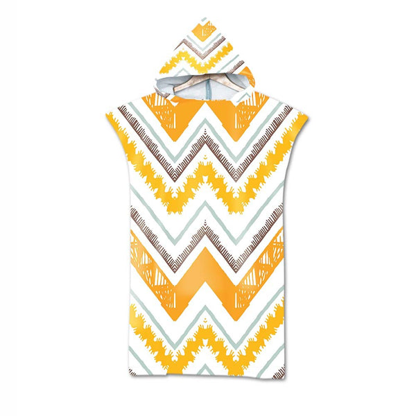 Poncho Peignoir microfibres grande taille TROPICAL
