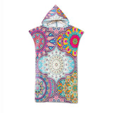 Poncho Peignoir microfibres grande taille TROPICAL