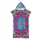 Poncho Peignoir microfibres grande taille TROPICAL