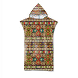 Poncho Peignoir microfibres grande taille TROPICAL