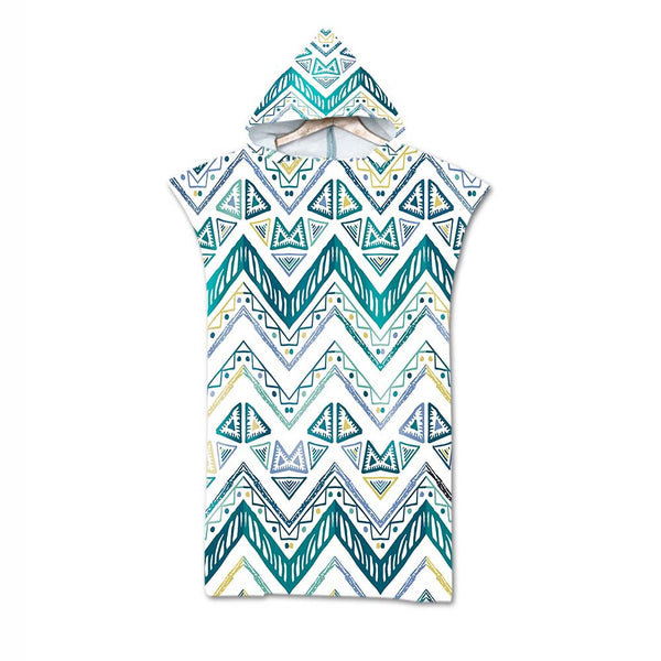 Poncho Peignoir microfibres grande taille TROPICAL
