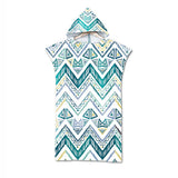 Poncho Peignoir microfibres grande taille TROPICAL