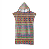 Poncho Peignoir microfibres grande taille TROPICAL