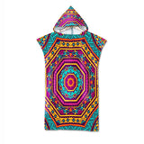 Poncho Peignoir microfibres grande taille TROPICAL