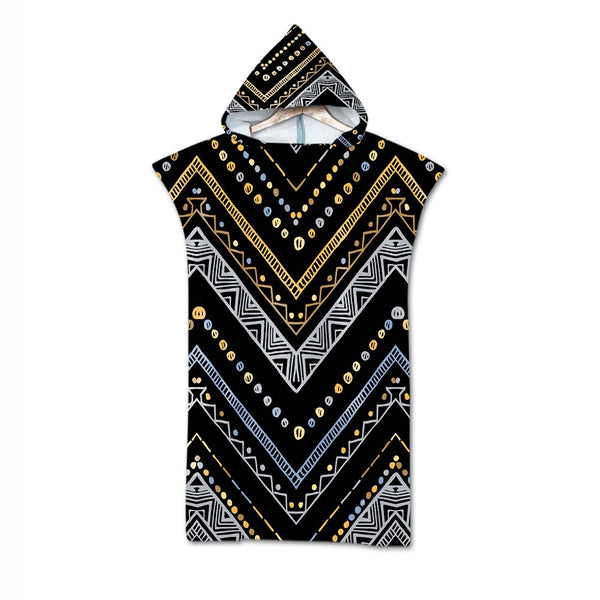 Poncho Peignoir microfibres grande taille TROPICAL