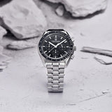 Montre tachymètre homme SPEEDMASTER MoonWatch V4 hommage Omega vue 21 - Couleurs Lagon