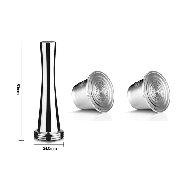 Capsule en Acier Inoxydable avec Filtre pour Machine Nespresso