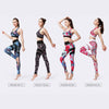couleurs2 - Ensemble de Yoga Femme | Pantalon et Brassière Sportive Séchage Rapide Couleurs Lagon