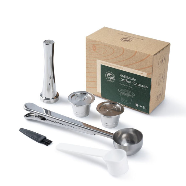 Capsule en Acier Inoxydable avec Filtre pour Machine Nespresso ICafilas