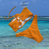 Couleurs Lagon - Sexy Bikini 2 pièces Micro Bandeau Lacets Tangua Taille Haute Brésilien