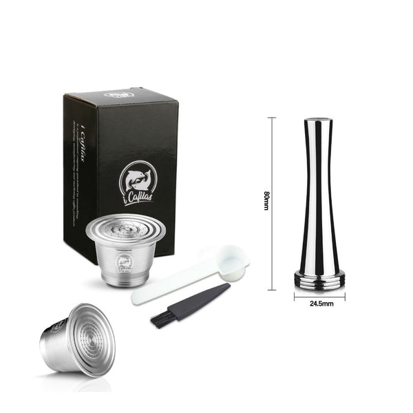 Capsule en Acier Inoxydable avec Filtre pour Machine Nespresso