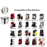 Capsule en Acier Inoxydable avec Filtre pour Machine Nespresso ICafilas