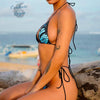 Couleurs Lagon - Sexy Bikini 2 pièces Triangle Tangua Brésilien BUTTERFLY