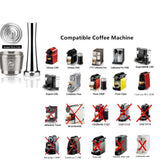 Capsule en Acier Inoxydable avec Filtre pour Machine Nespresso ICafilas