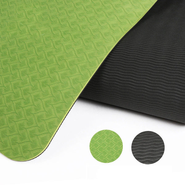 Tapis de YOGA PRO EPAIS et RESPIRANT Haute Qualité TPE - COULEUR LAGON