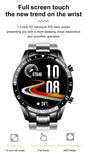 ecran haute definition 240x240 - Montre connectée LIGE homme IP67 – écran HD Bluetooth | Couleurs Lagon