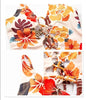 laçage criss-cross  - Monokini Push-Up V Plongeant Dos Nu Criss-Cross Floral Orange - Couleurs Lagon