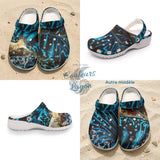 Sabots Crocs Homme Bénitier Bleu | Chaussures Plage EVA Légères | Couleurs Lagon — vue d'ensemble