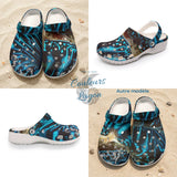 Sabots Crocs Homme Bénitier Bleu 2 | Chaussures Plage EVA Légères | Couleurs Lagon — vue d'ensemble