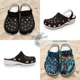 Sabots Crocs Homme Noir | Chaussures Plage EVA Légères | Couleurs Lagon — vue d'ensemble