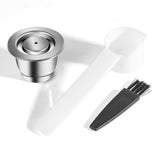 Capsule en Acier Inoxydable avec Filtre pour Machine Nespresso ICafilas