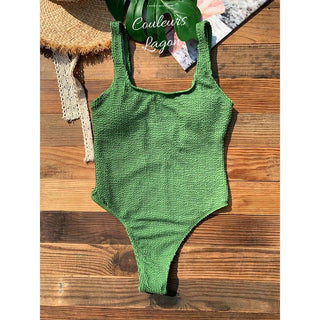 Couleurs Lagon - Sexy Monokini 1 pièce Push-Up Bas Tangua Brésilien