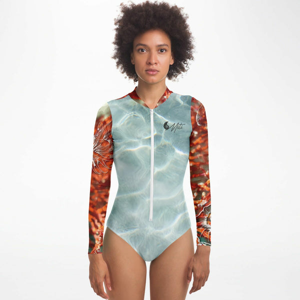 av - Combi surf manches longues MITI caraco Gorgones II Couleurs Lagon