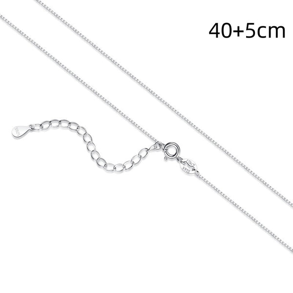 Chaîne maille vénitienne argent 925 réglable 40 à 45 cm, incluse dans la parure larimar