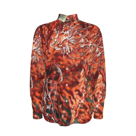 Chemise à Manches Longues Hommes Gorgone Rouge Coton