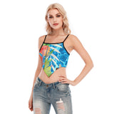 av gauche - Tankini Tube Top Femme "Island Vibes" – Spaghetti Strap – COULEURS LAGON