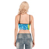 dos - Tankini Tube Top Femme "Island Vibes" – Spaghetti Strap – COULEURS LAGON