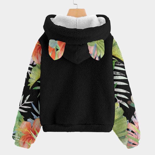 - Polaire Mahïna – Le Hoodie Enfant 4-16 ans qui Fait Fondre les Cœurs - Noir - Couleurs Lagon