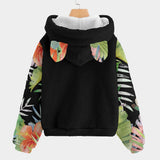 - Polaire Mahïna – Le Hoodie Enfant 4-16 ans qui Fait Fondre les Cœurs - Noir - Couleurs Lagon